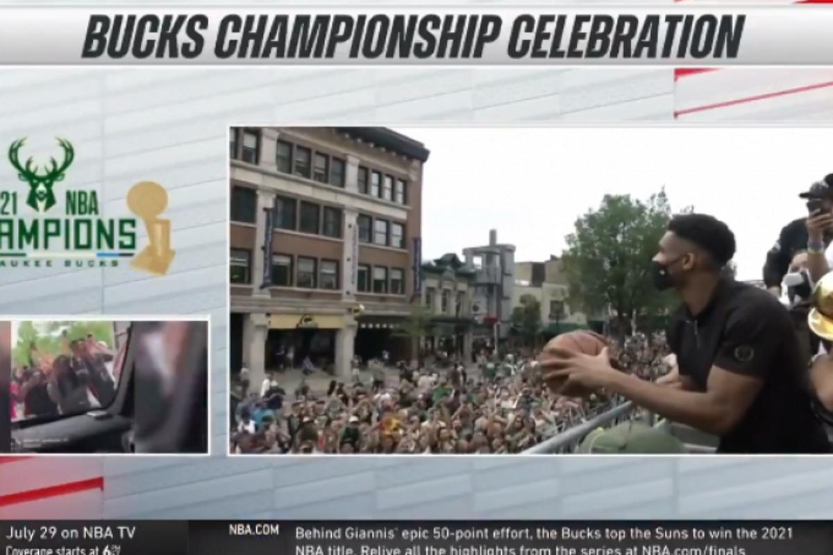 Γιάννης Αντετοκούνμπο: Η επική αντίδραση του Γιάννη στον γύρο θριάμβου των Μπακς - Σούταρε βολές [βίντεο]