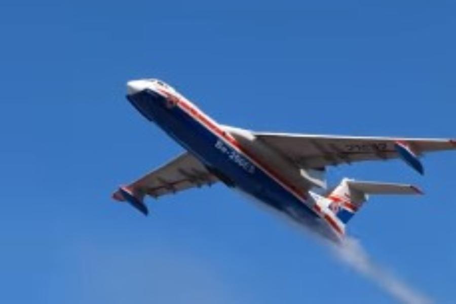 Χίος: Αυτό είναι το ρωσικό θηρίο Beriev Be-200 - Τα εναέρια «όπλα» της Ελλάδας στην μάχη με τις φλόγες