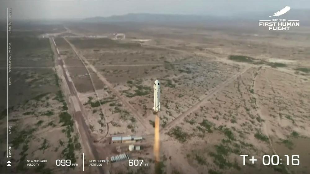 Ο Τζεφ Μπέζος πήγε στο διάστημα και γύρισε, σε ένα ταξίδι 11 λεπτών