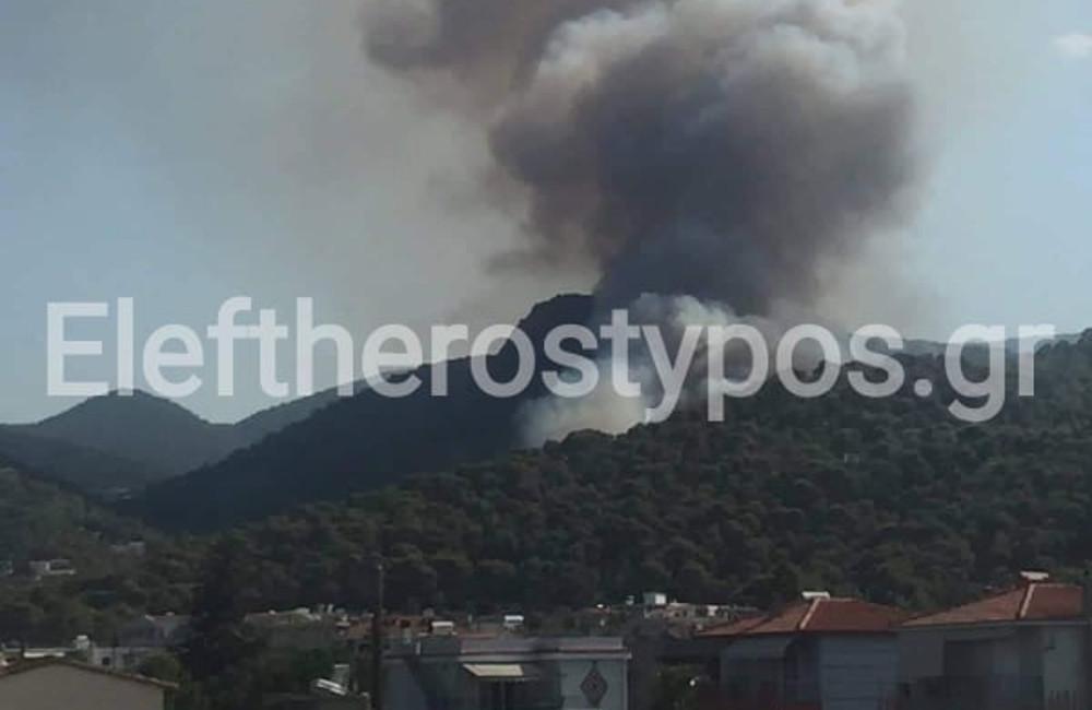 Νέα μεγάλη φωτιά στην Κορινθία – Συναγερμός στην Πυροσβεστική