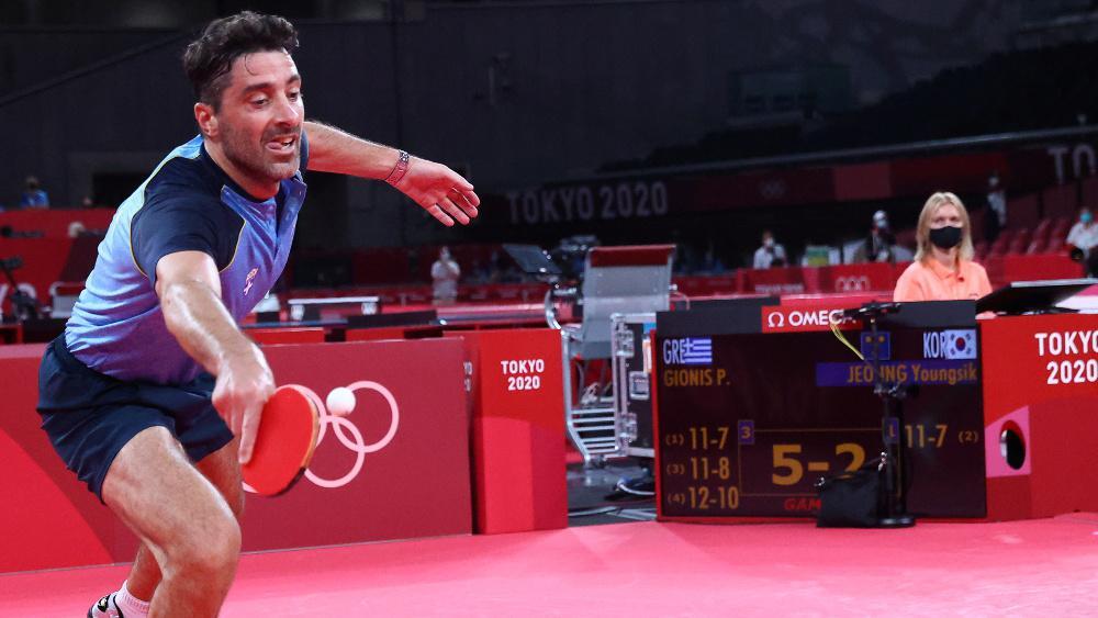 Ολυμπιακοί Αγώνες-Πινγκ Πονγκ: Πικρή ήττα κι αποκλεισμός για τον Παναγιώτη Γκιώνη