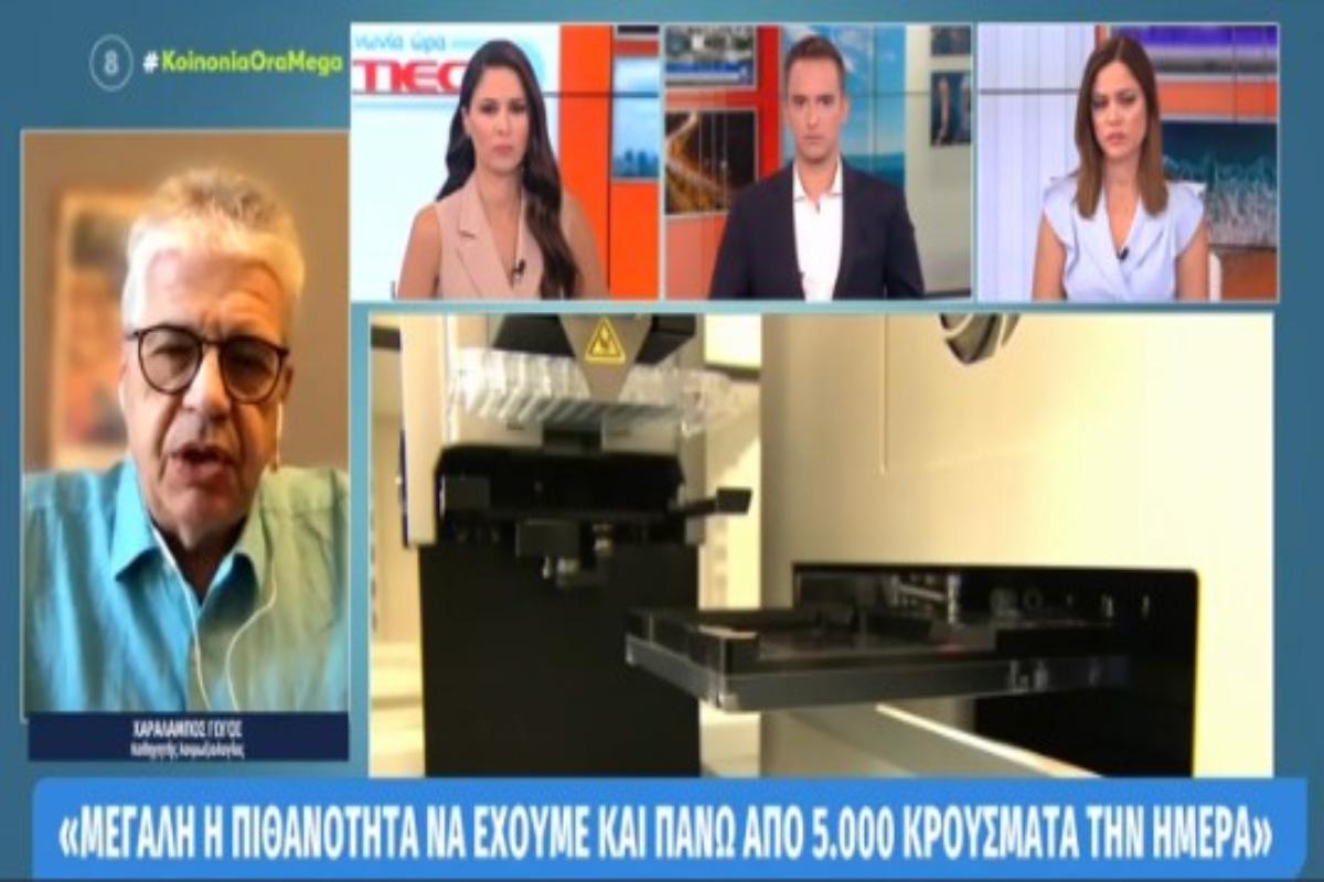 Κορονοϊός: Ο Γώγος προειδοποιεί – «Θα έχουμε πάνω από 5.000 κρούσματα τον Αύγουστο» [βίντεο]