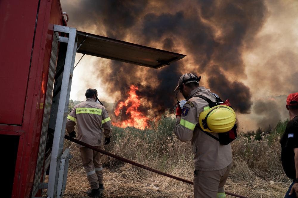 Αρχαία Ολυμπία: Δύο κάτοικοι που συμμετείχαν στην κατάσβεση τραυματίες