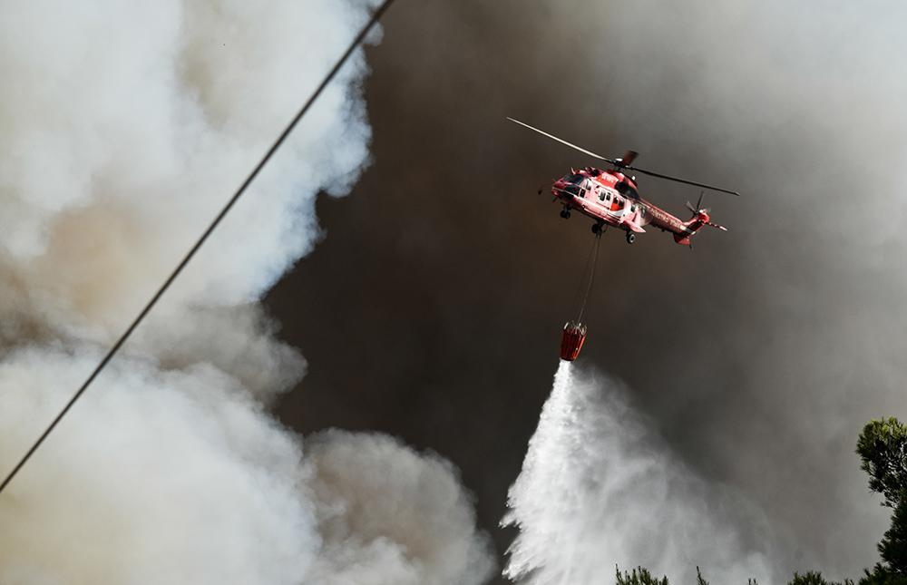 Φωτιά στο Σούνιο Μάτι