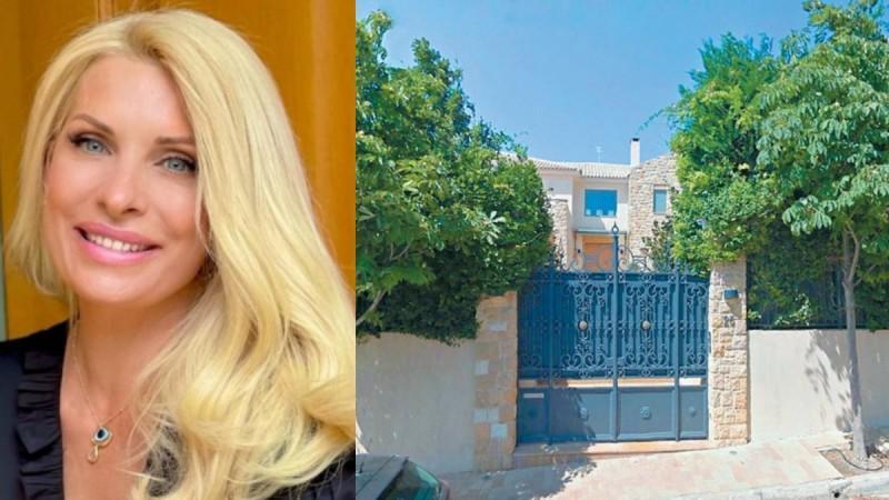 Φωτογραφίες από το τεράστιο σπίτι Μενεγάκη - Παντζόπουλου! Ο κήπος παιδική χαρά και η κουζινάρα