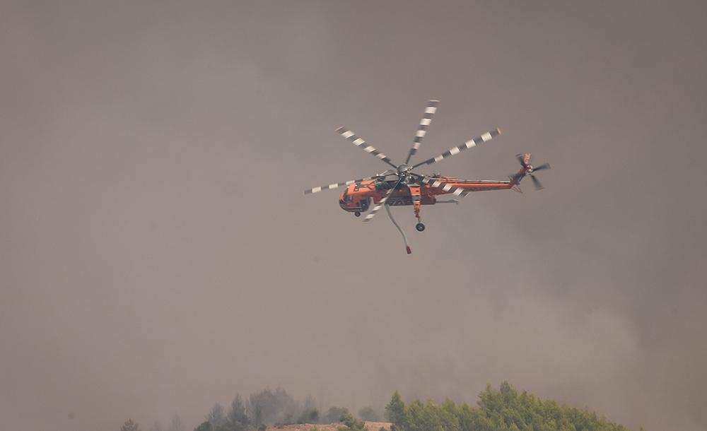 Χαρδαλιάς για τις πυρκαγιές: Πώς λειτούργησαν τα εναέρια μέσα
