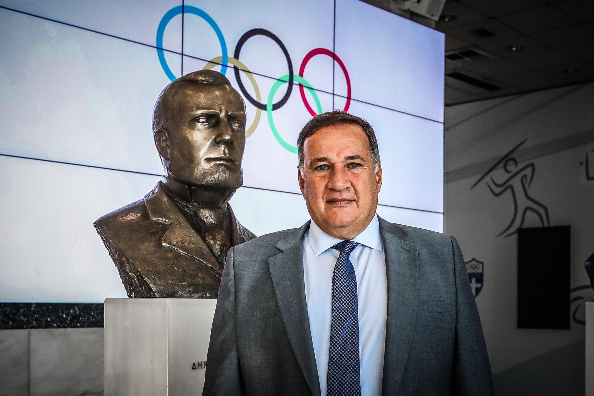 Σπύρος Καπράλος: Επανεξελέγη στην προεδρία της ΕΟΕ για 4η