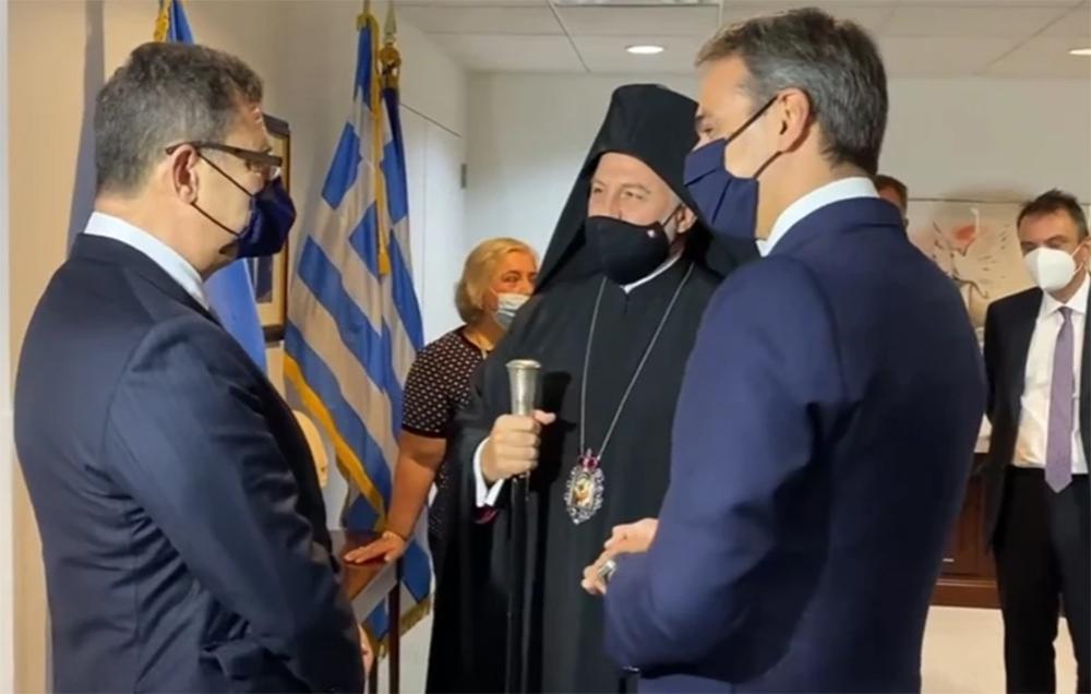 Ολοκληρώθηκε η συνάντηση Μητσοτάκη-Ελπιδοφόρου στον ΟΗΕ