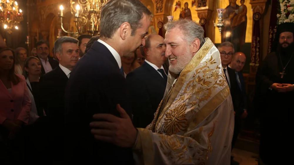 Σε εξέλιξη η συνάντηση Μητσοτάκη – Ελπιδοφόρου στον ΟΗΕ