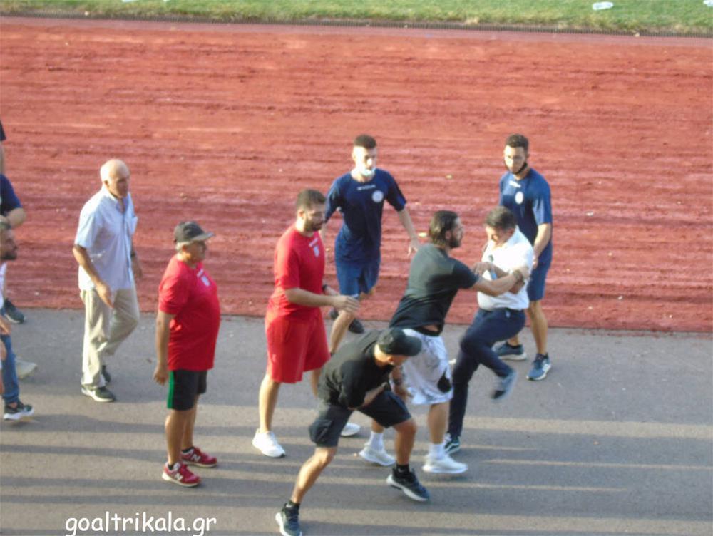 ΑΟ Τρίκαλα – Απόλλων Λάρισας: Σοβαρά επεισόδια με ξύλο στο φιλικό