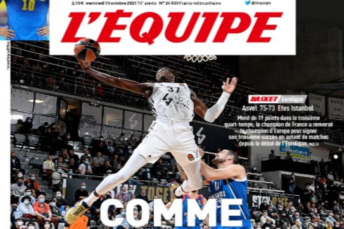 Κώστας Αντετοκούνμπο: Πρωτοσέλιδο στην L’ Equipe το εντυπωσιακό του κάρφωμα