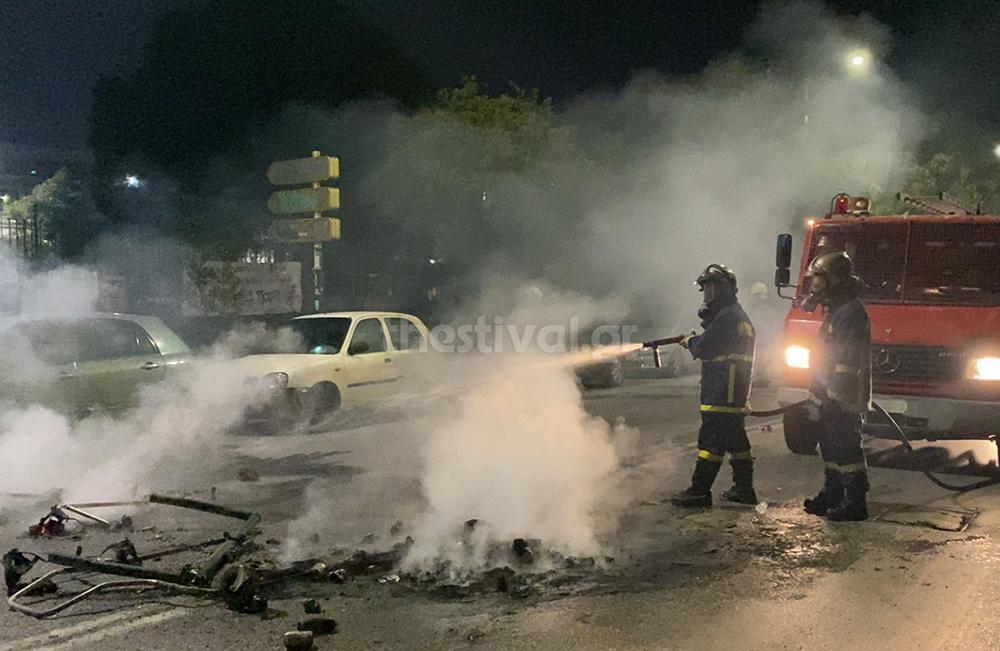 Σοβαρά επεισόδια με μολότοφ και χημικά στη Θεσσαλονίκη [βίντεο]