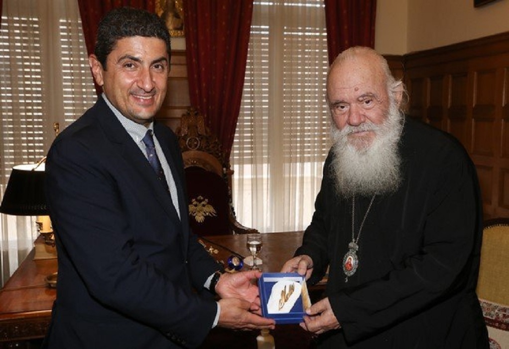 Συνάντηση Αρχιεπισκόπου Ιερώνυμου με Αυγενάκη – Τι συζήτησαν