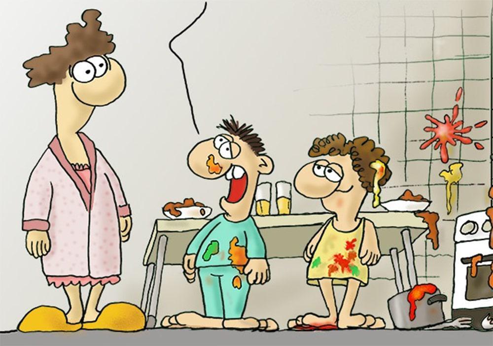 «Καλημέρα» από τον Αρκά με... καταστροφές στην κουζίνα!