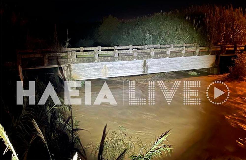 Κακοκαιρία στην Ηλεία: Μήνυμα από το 112 στους κατοίκους [βίντεο]