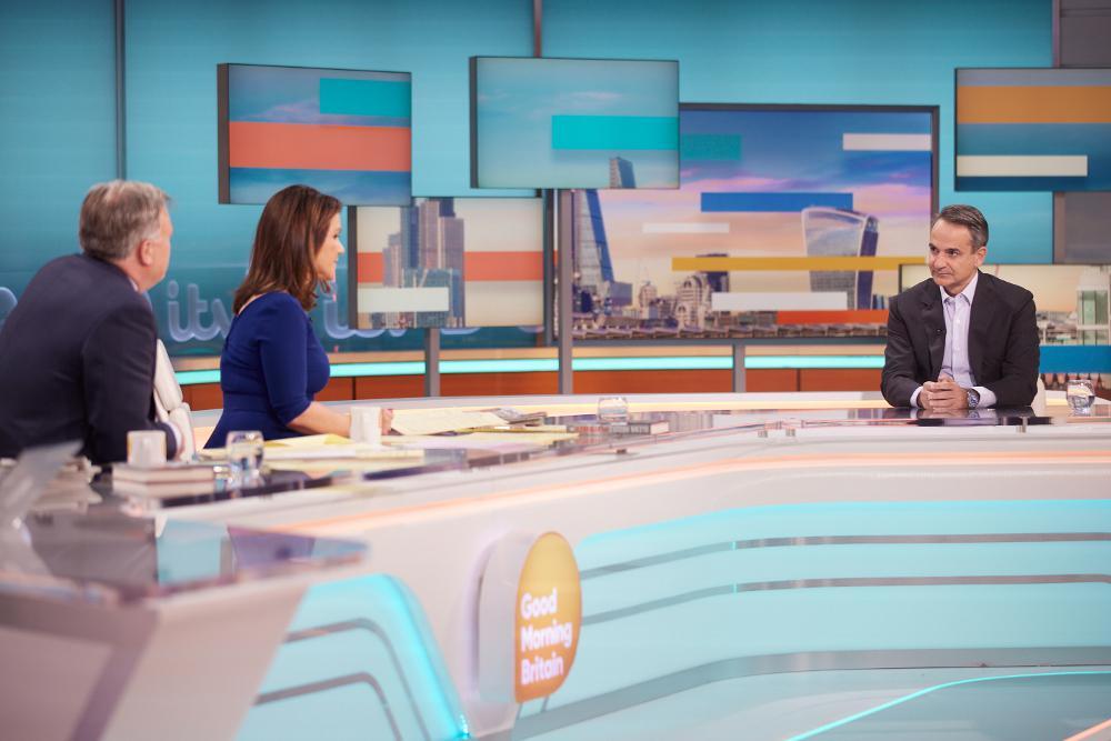 Τρελάθηκαν οι Άγγλοι με τον Μητσοτάκη - Έσπασε το τηλεφωνικό κέντρο μετά τη συνέντευξη στο Good Morning Britain