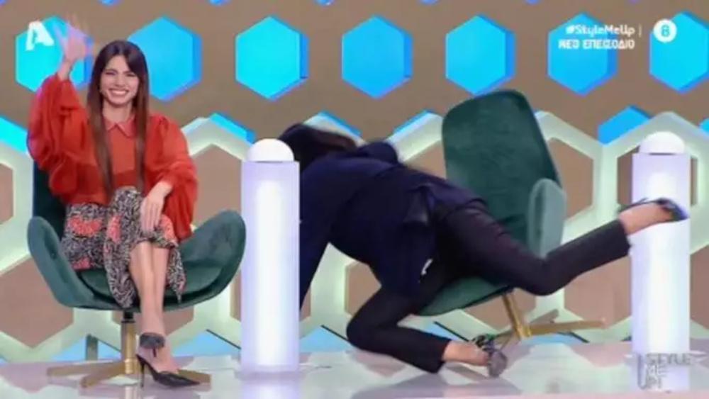 Style me Up: Επική πτώση από την καρέκλα για την Ραμόνα Βλαντή