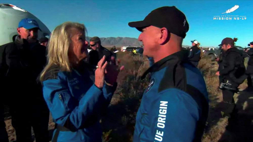 Blue Origin: Πραγματοποιήθηκε η τρίτη επανδρωμένη πτήση στο διάστημα
