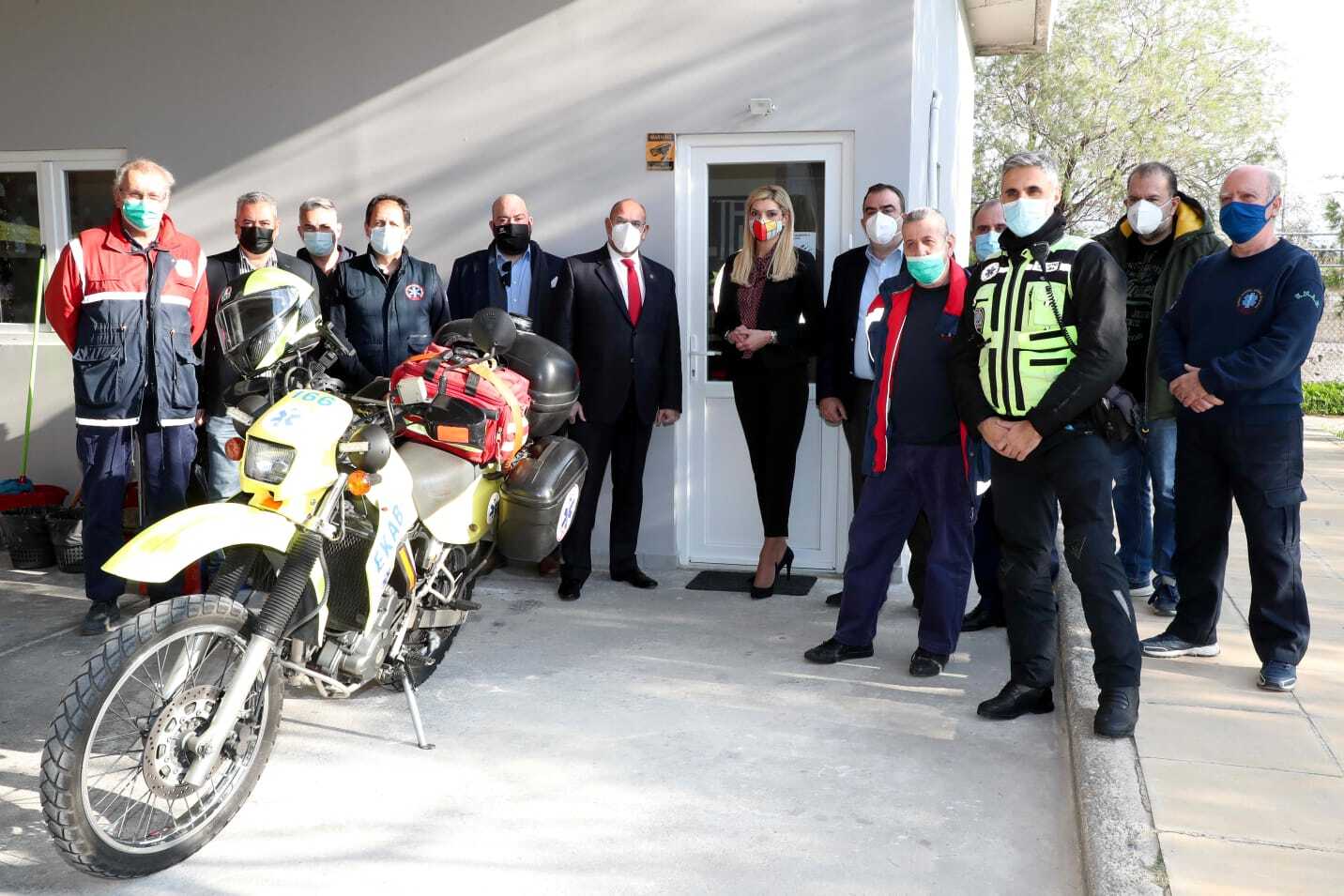 Τελετή παράδοσης-παραλαβής του νέου χώρου Στέγασης του ΕΚΑΒ στο Σ.Ε.Φ.