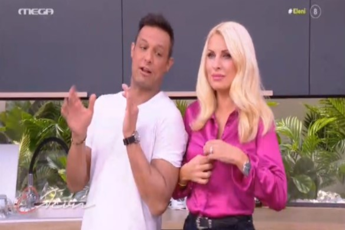 Ελένη Μενεγάκη: Άνοιξε το πουκάμισό της on air, το διασκέδασε ο Μπούμπουρας – «Πάγωσε» η παρουσιάστρια [βίντεο]