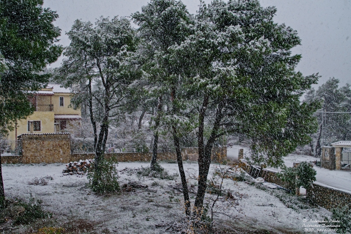 Καιρός: Η κακοκαιρία «Κάρμελ προελαύνει και η χώρα ντύνεται στα λευκά – Χιόνι σε Μαγνησία, Φθιώτιθα και Εύβοια, χωριά χωρίς ρεύμα [βίντεο]