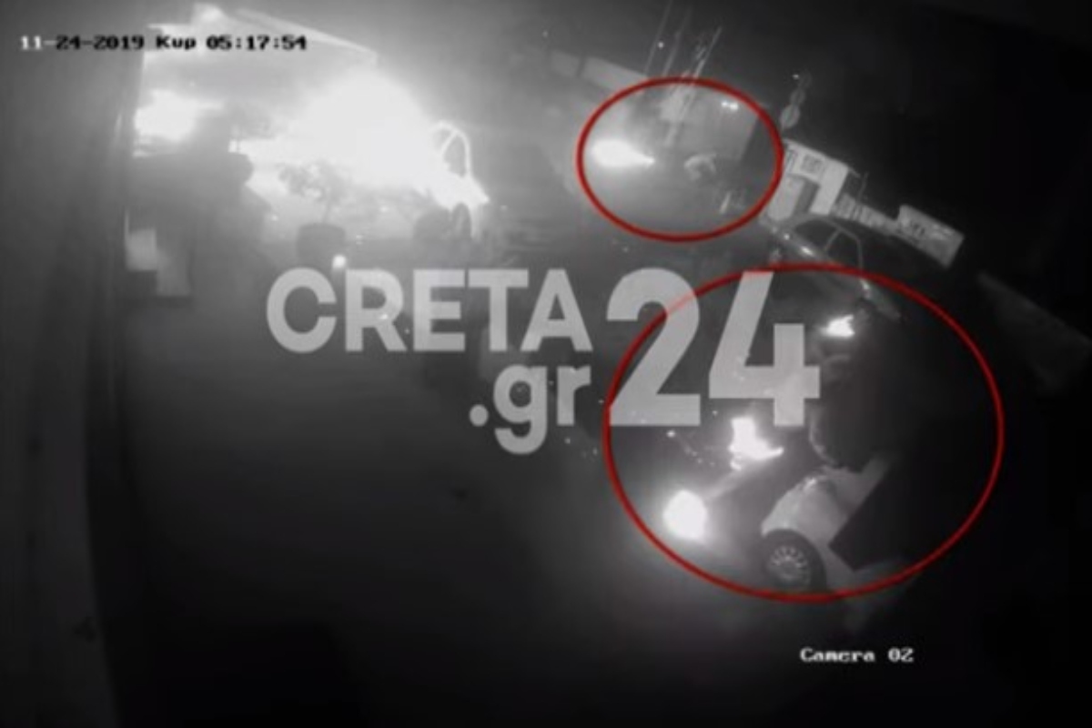 Κρήτη: Φορώντας γόβες πάνε για εμπρησμό και τυλίγονται στις φλόγες – Βίντεο ντοκουμέντο