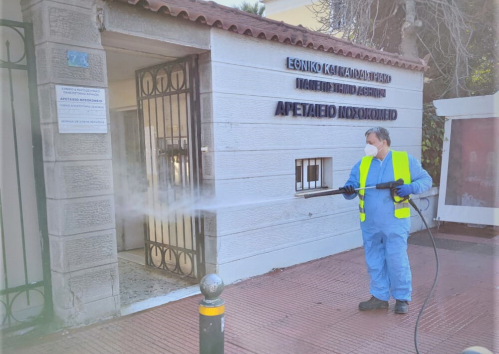 Δήμος Αθηναίων: Καθαριότητα κατά της Όμικρον