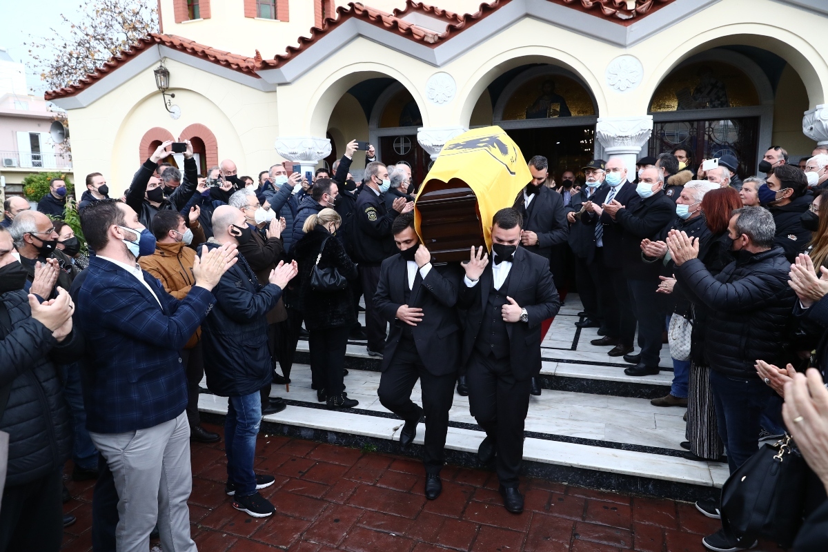 Σεραφείδης: Η Ελλάδα αποχαιρέτησε τον θρύλο των θρύλων της ΑΕΚ – Ήταν όλοι εκεί