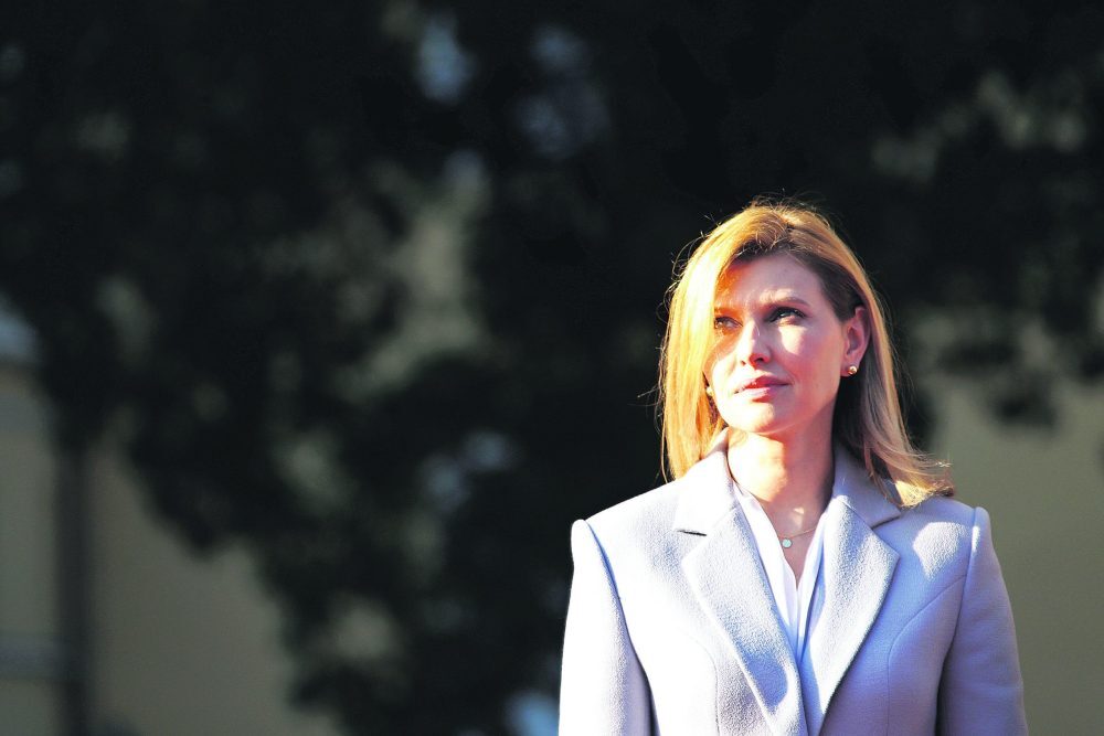 Ζελένσκι Ζελένσκα Ολένα πόλεμος στην Ουκρανία