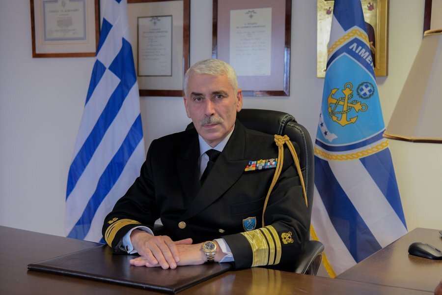 Νέος Αρχηγός στο Λιμενικό Σώμα - Ποιος είναι ο Αντιναύαρχος Γεώργιος Αλεξανδράκης