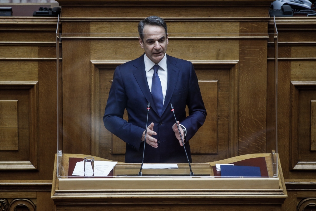 Πόλεμος στην Ουκρανία - Μητσοτάκης: Παράλογη και ανιστόρητη η εισβολή της Ρωσίας - Είμαστε και εμείς Δύση και ανήκουμε στην ελευθερία