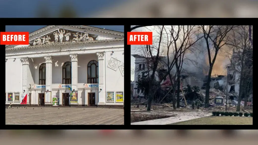 Η Μαριούπολη πριν και μετά την καταστροφή: Οι εικόνες που συγκλονίζουν