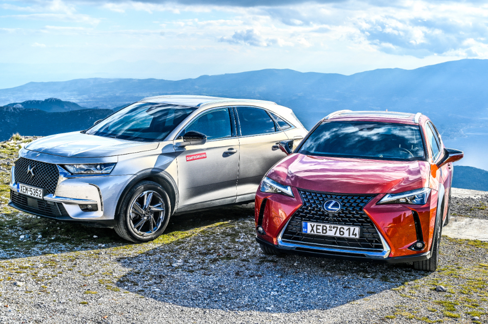 DS7 Crossback E-Tense vs Lexus UX250h: Υβριδική μάχη