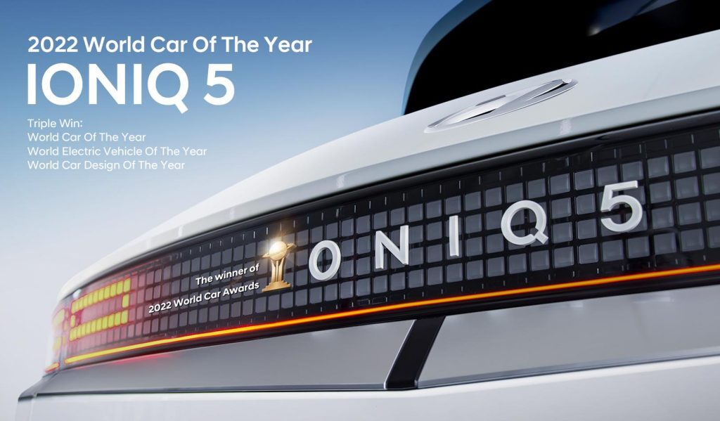 Το Hyundai IONIQ 5 ανακηρύχθηκε World Car of the Year 2022
