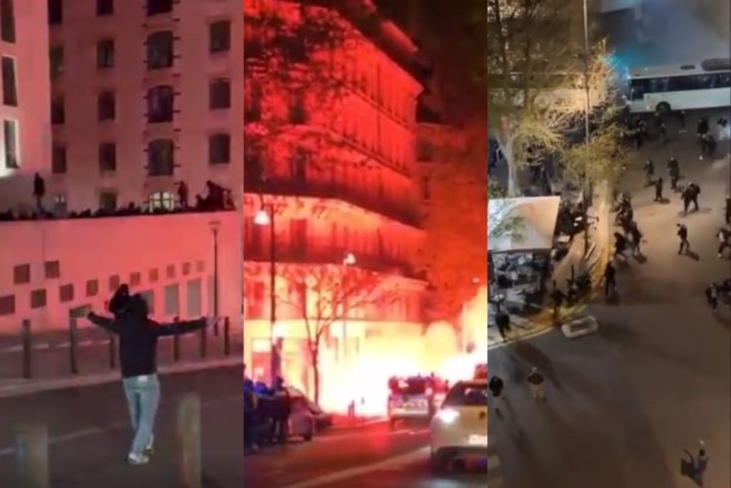 ΠΑΟΚ-Μαρσέιγ: Νέα επεισόδια μεταξύ των οπαδών του ΠΑΟΚ και της Μαρσέιγ στη Μασσαλία [βίντεο]