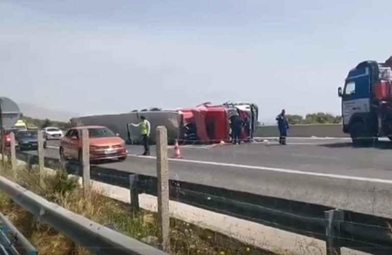 Αποκαταστάθηκε η κυκλοφορία στην Εθνική Οδό Αθηνών-Κορίνθου