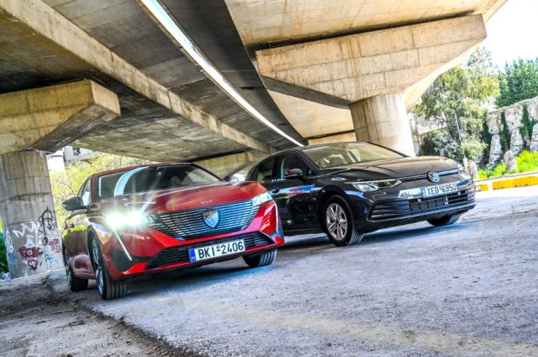 Peugeot 308 vs Volkswagen Golf: Η μάχη των 3κύλινδρων κινητήρων