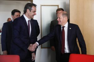 Συνάντηση Μητσοτάκη με Σολτς: Τον ενημέρωσε για την τουρκική προκλητικότητα