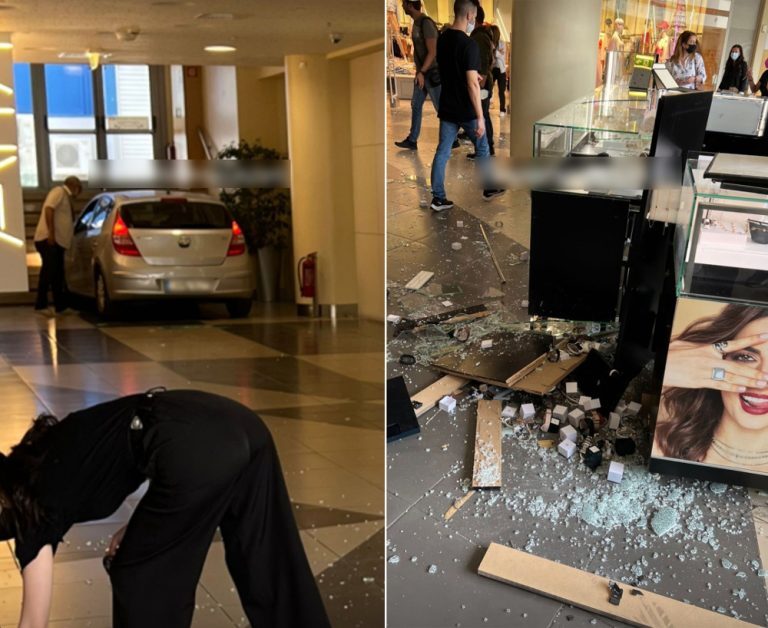Αιγάλεω: Ο άνδρας που μπούκαρε με αυτοκίνητο στο River West προσπαθούσε να πέσει πάνω σε μια κοπέλα