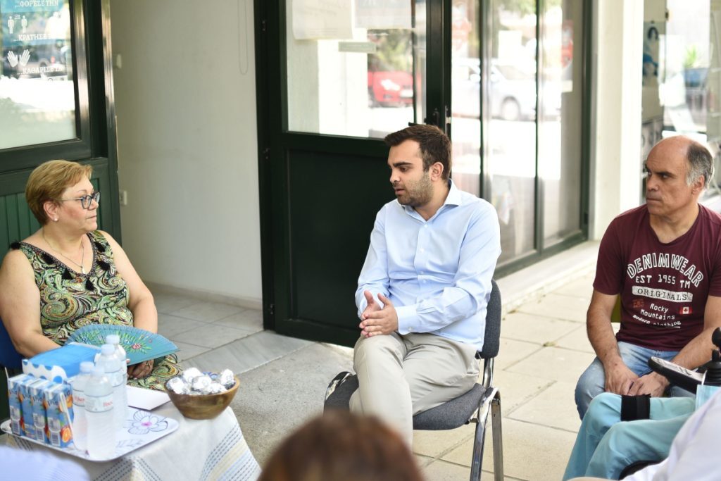 Η πρώτη επίσκεψη του νέου προέδρου της ΟΝΝΕΔ Ορφέα Γεωργίου στο νομό Θεσσαλονίκης