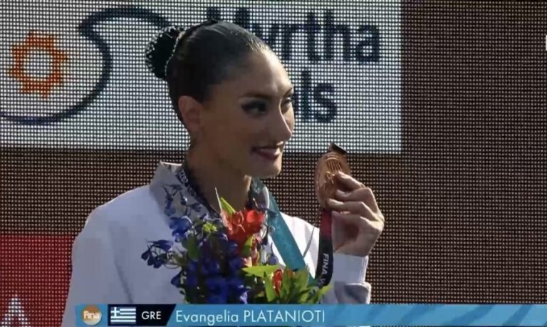 Θρυλικό «νταμπλ» παγκόσμιων μεταλλίων για την Ευαγγελία Πλατανιώτη – Χάλκινο και στο Ελεύθερο Σόλο