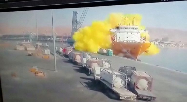 Ιορδανία: 13 νεκροί από τη διαρροή χλωρίου στο λιμάνι της Άκαμπα