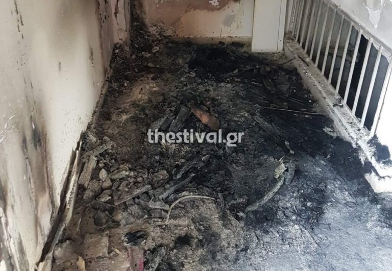 Τρόμος στην Θεσσαλονίκη: Πολυκατοικία χτυπήθηκε από κεραυνό και άρπαξε φωτιά