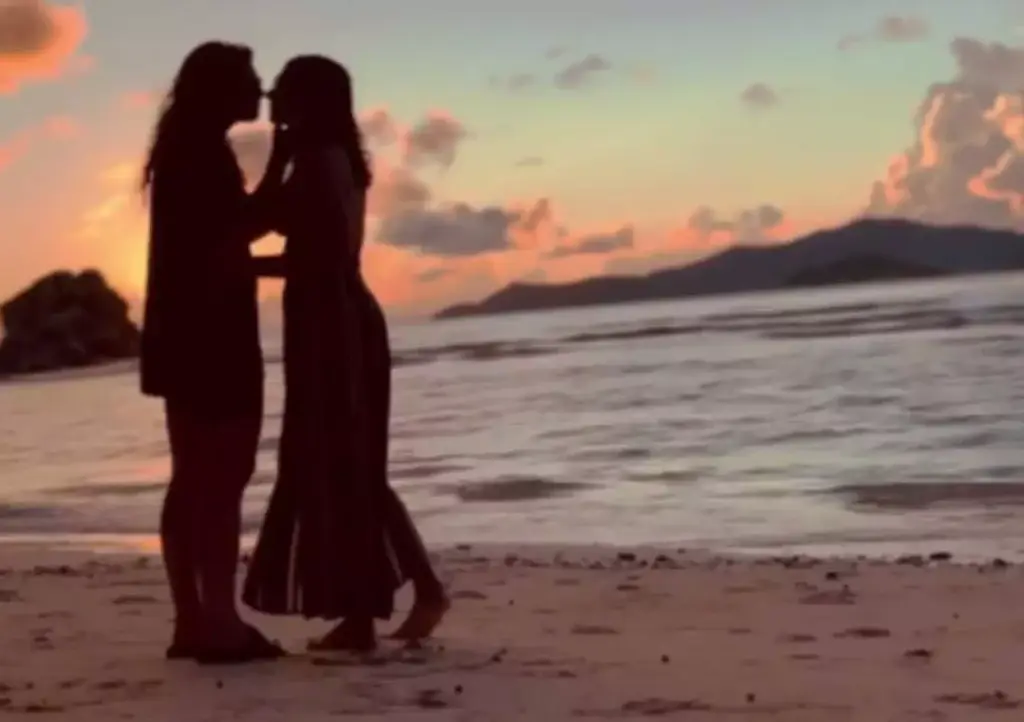 Παίκτρια της Παρί παντρεύτηκε την καλή της στην Λευκάδα [εικόνες]