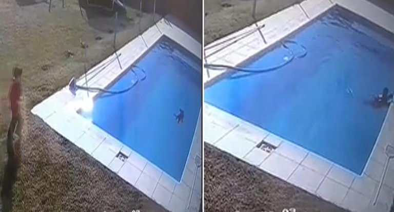 Τα viral της ημέρας: Αγοράκι βουτάει σε πισίνα για να σώσει τον σκύλο του από πνιγμό – Το βίντεο με την ηρωική προσπάθεια