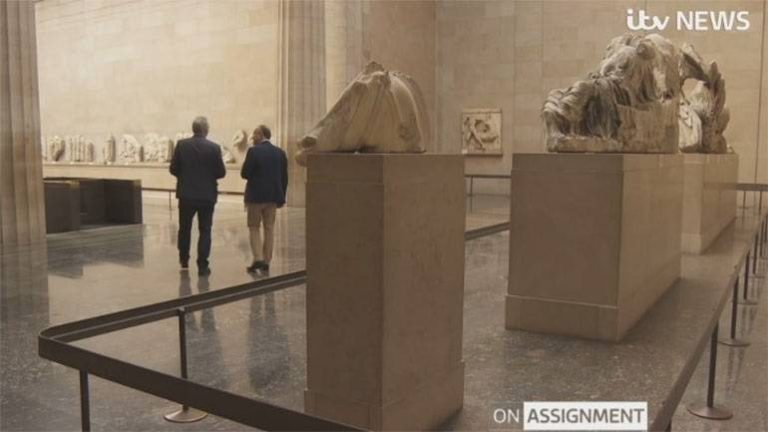 Εκπομπή του βρετανικού ITV για την επιστροφή των Γλυπτών του Παρθενώνα