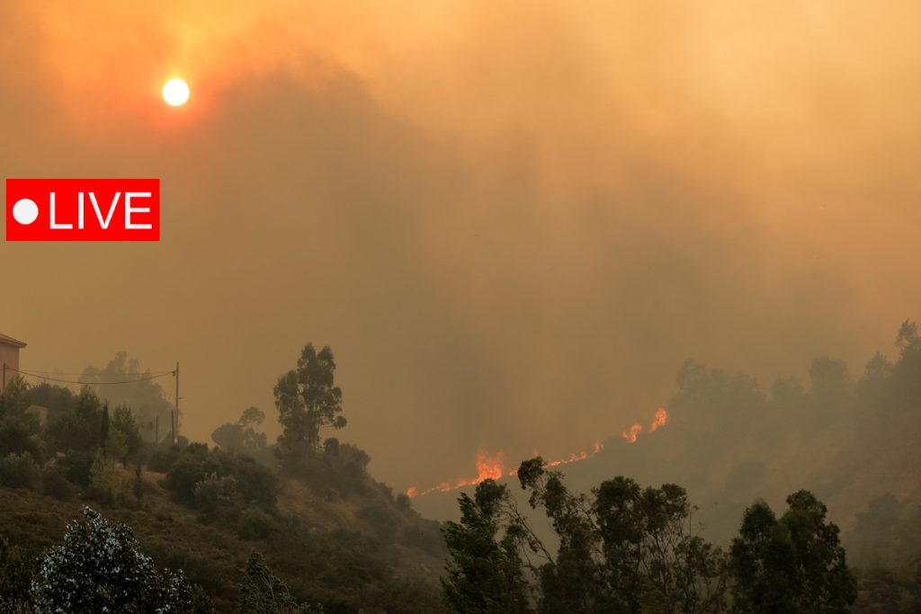 Δείτε live όλες τις εξελίξεις από τη μεγάλη φωτιά στην Πεντέλη