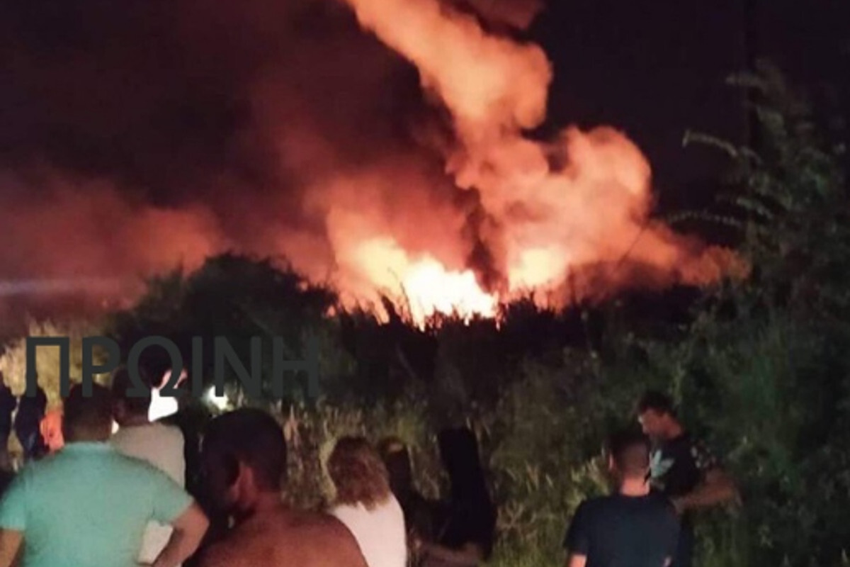 Πτώση αεροσκάφους στην Καβάλα: Βίντεο από το σημείο της συντριβής