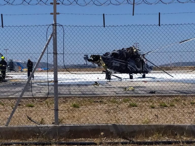 Ελευθέριος Βενιζέλος: Φωτιά σε ελικόπτερο – «Χόρευε» πριν παραδοθεί στις φλόγες αναφέρει αυτόπτης μάρτυρας