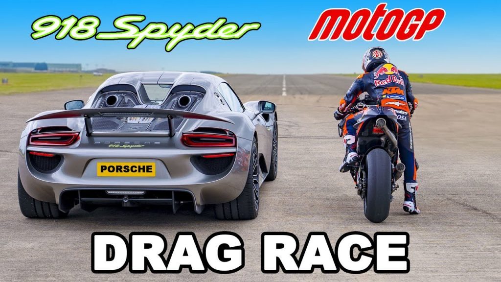 Porsche 918 Spyder εναντίον μοτοσικλέτας από το MotoGP: Ετοιμαστείτε να εκπλαγείτε
